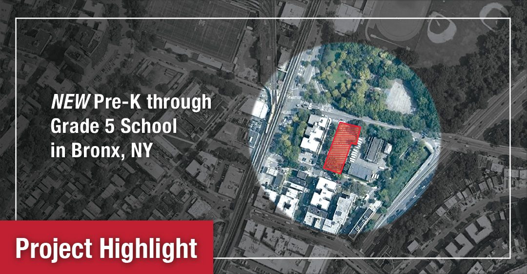 New Project: Ground-up Pre-K through Grade 5 School in the Bronx Image