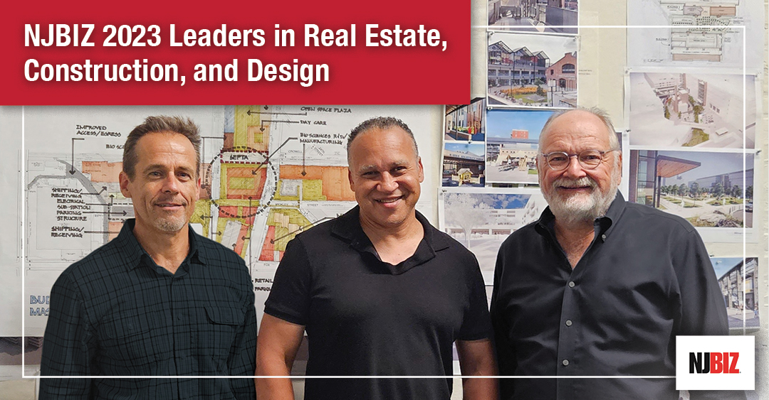 DIG’s Three Co-Founders Named to both NJBIZ 2023 Leaders in Real Estate and ROI-NJ’s Influencers in Construction and Design Image