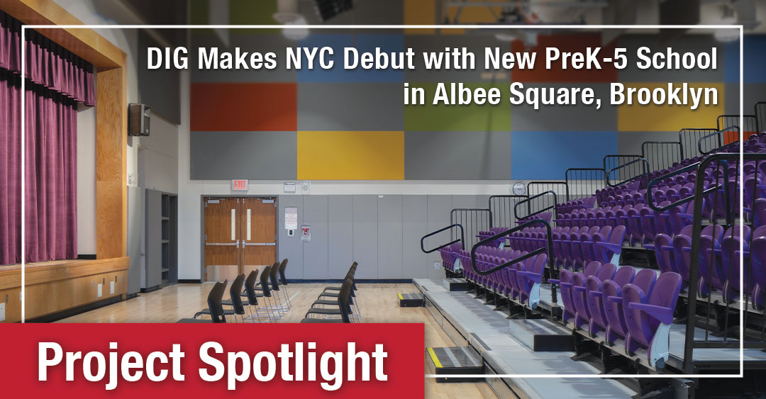 DIG makes NYC Debut with Completion of New PreK-5 School in Albee Square Image
