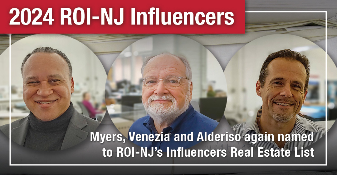 DIG’s Myers, Venezia, and Alderiso Named to ROI-NJ’s 2024 Influencers: Real Estate List Image