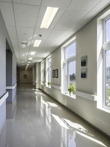 Daylit hallway
